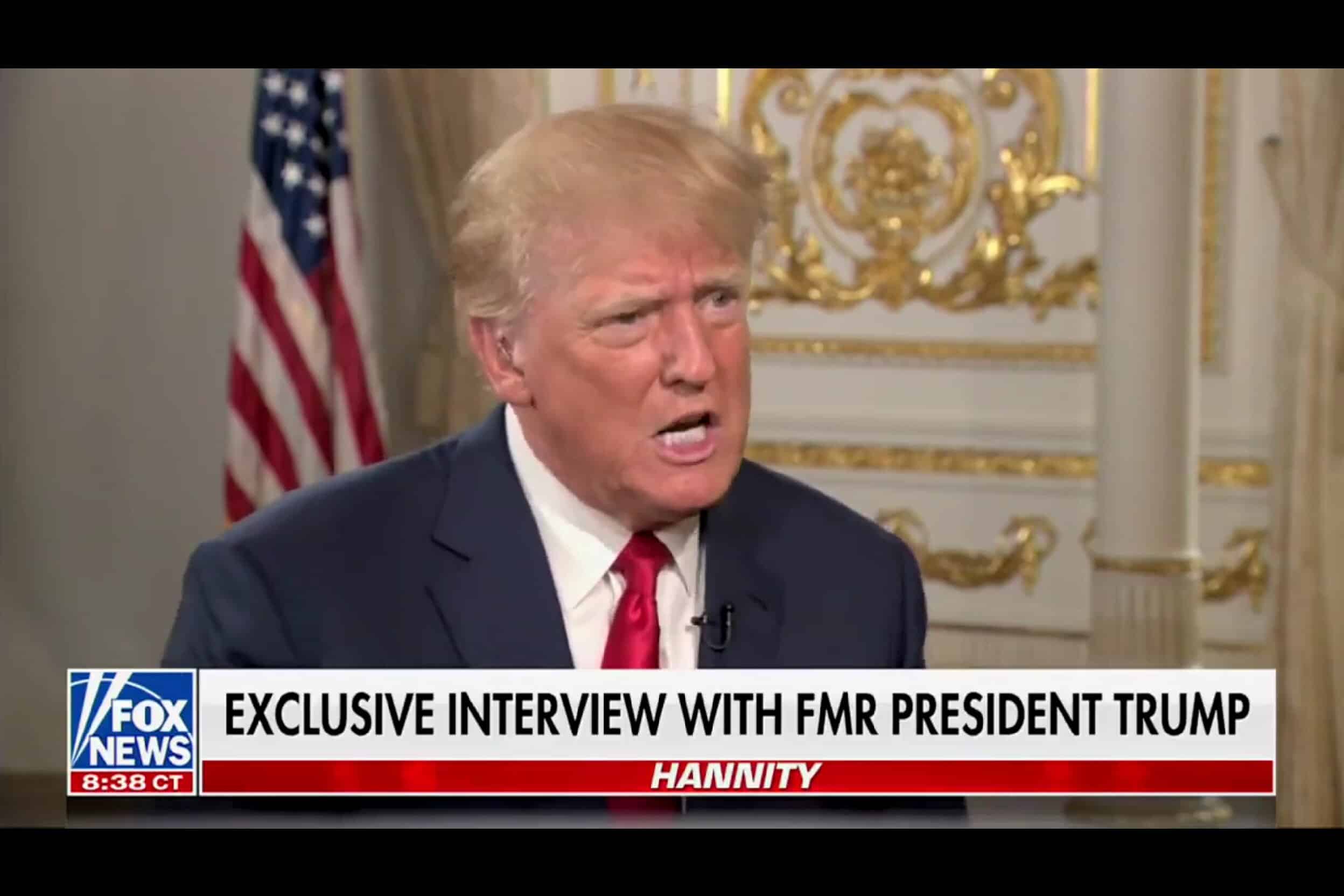 President Trump to Sean Hannity: “I Think They Took My Will” During Mar ...