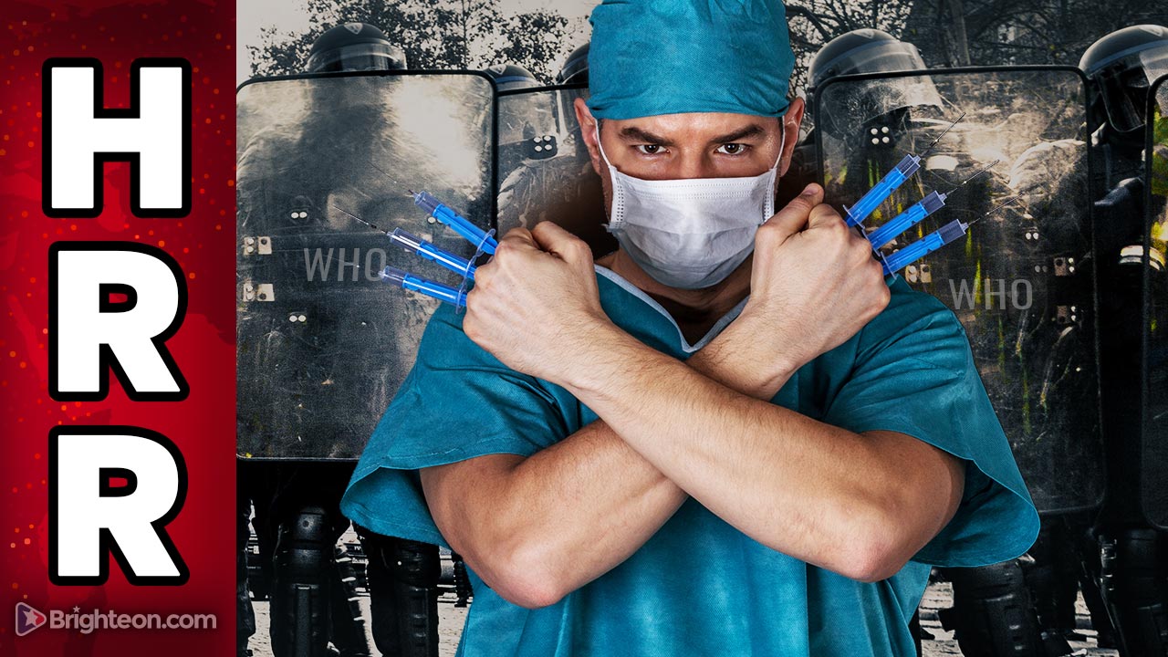 Image: RED ALERT: New WHO pandemic treaty in final stages, would overrule the US Constitution and unleash medical dictatorship, warns Dr. Francis Boyle