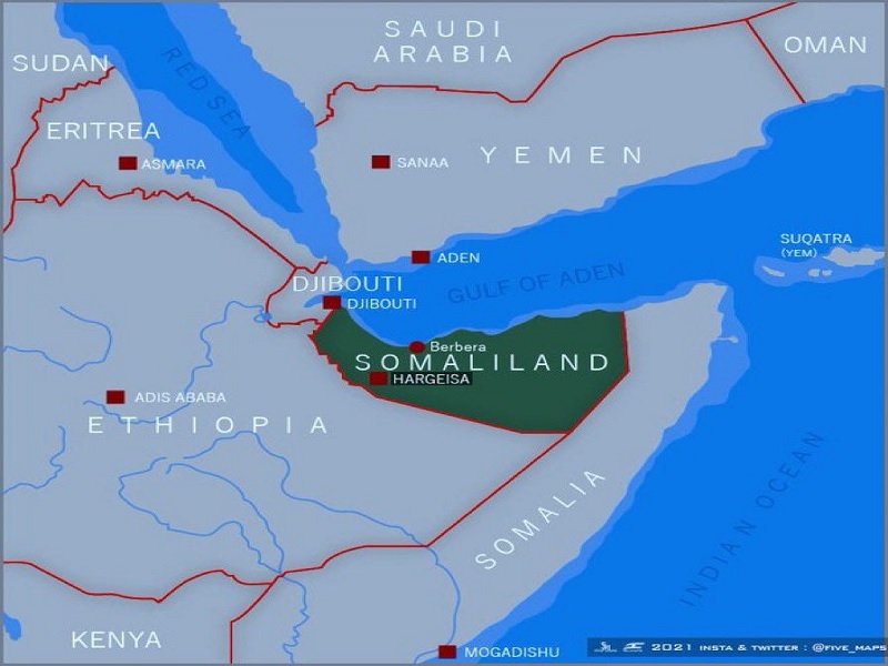 Somaliland Map 