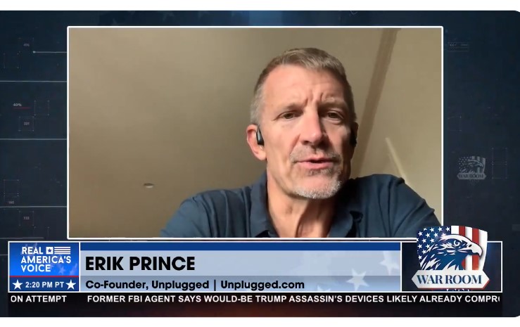 Erik Prince on Trump Assassins Appearing in BlackRock Commercials, "The Statistical Likelihood of that Being Random Is Impossible" (VIDEO) | The Gateway Pundit