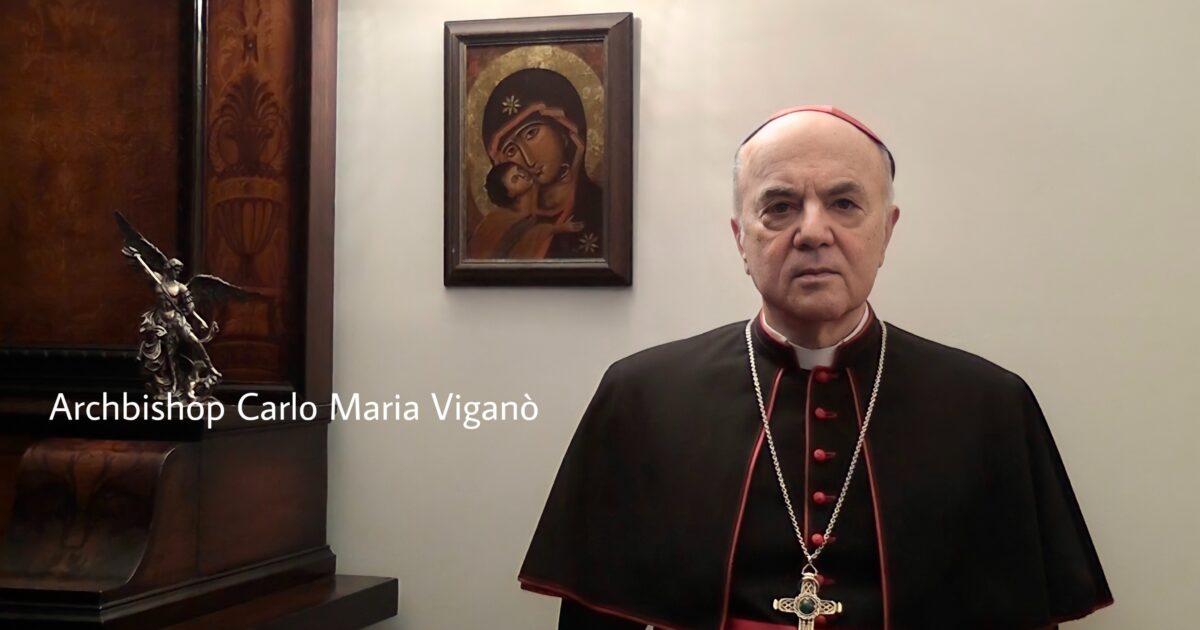 "He Will Have to Account for the Crimes He Has Committed" - Archbishop Carlo Maria Viganò Publishes Scathing Response to News of Pope Francis's Death | The Gateway Pundit