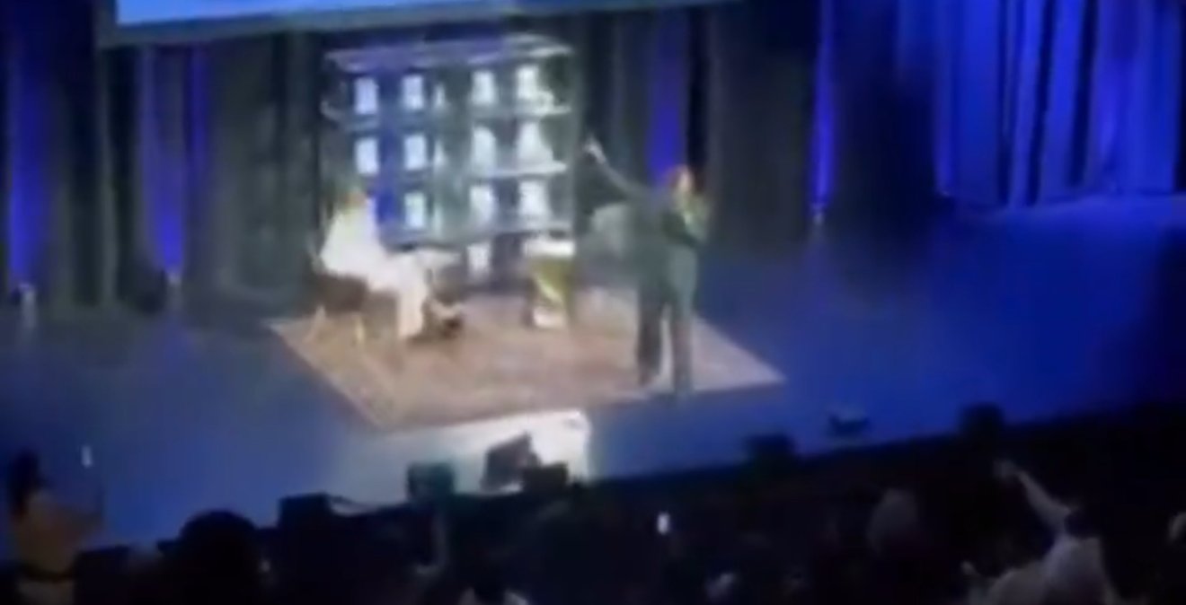 (VIDEO) Kamala Harris Book Tour Event Interrupted by Protestors ...