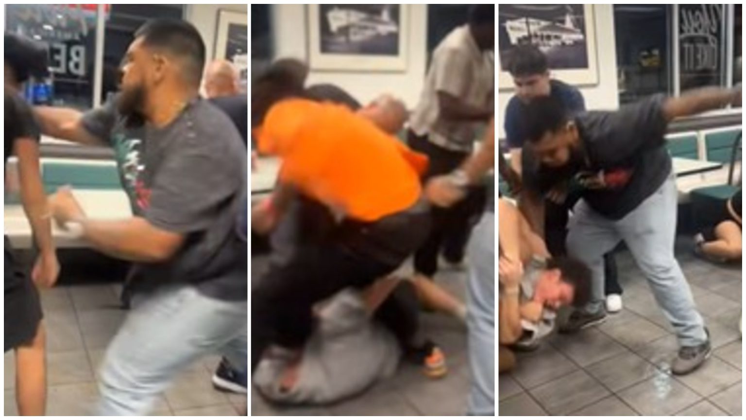 What a Brawl: Massive, Bloody Fight Erupts Inside Iconic Texas Fast ...